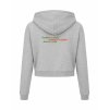 Dámská crop mikina Heather grey (Světlá šedá)