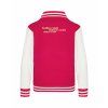 College mikina back hot pink