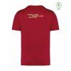 Dospělé EKO tričko Premium Hibiscus red (Tmavě červená)