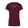 Dámské tričko premium back burgundy