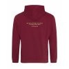 Dospělá mikina Premium back burgundy