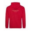 Dospělá mikina Premium back red