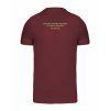 Pánské tričko premium back burgundy