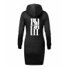 Dámské mikinové šaty Black (Černá)