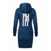 Dámské mikinové šaty Midnight blue (Půlnoční modrá)