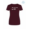 Dámské funkční tričko Burgundy (Vínová)
