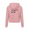 Dámská crop mikina Dusty pink (Starorůžová)