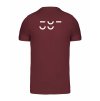 Pánské tričko premium back burgundy