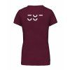 Dámské tričko premium back burgundy