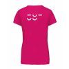 Dámské tričko premium back fuchsia