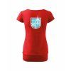 Dámské tričko s dolním lemem Red (červená)