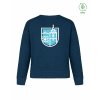 Dámský EKO crewneck Premium Peacock blue (Modrozelená)