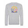 Pánská mikina bez kapuce Heather grey (Světlá šedá)