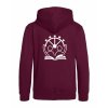 Dětská mikina Premium back burgundy