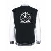 College mikina back black
