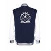 College mikina back navy