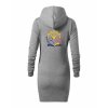 Dámské mikinové šaty Heather grey (Melírově šedá)