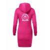 Dámské mikinové šaty Hot Pink (Sytá růžová)