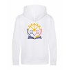 Dětská mikina na zip Premium Arctic white (Čistě bílá)