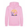 Dětská mikina na zip Premium Baby Pink (Světlá růžová)