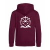Dětská mikina na zip Premium Burgundy (Vínová)