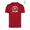 Dospělé EKO tričko Premium Hibiscus red (Tmavě červená)