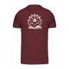 Pánské tričko premium back burgundy