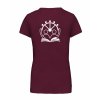 Dámské tričko premium back burgundy