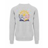 Dětská mikina bez kapuci Heather Grey (Světle šedá)