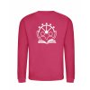 Dětská mikina bez kapuci Hot Pink (Sytá růžová)