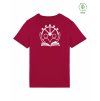 Dětské EKO tričko Premium Hibiscus red (Tmavě červená)