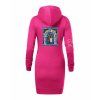 Dámské mikinové šaty Hot Pink (Sytá růžová)