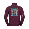 Pánská mikina na zip Elegant Burgundy (Vínová)