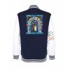 College mikina back navy
