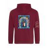 Dospělá mikina Premium back burgundy