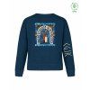 Dámský EKO crewneck Premium Peacock blue (Modrozelená)