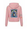 Dámská crop mikina Dusty pink (Starorůžová)