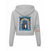 Dámská crop mikina Heather grey (Světlá šedá)