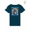 Dámské EKO tričko Premium Peacock blue (Modrozelená)