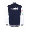 College mikina back navy