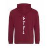 Dospělá mikina Premium back burgundy