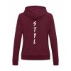Dámská mikina Premium Burgundy (Vínová)