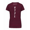 Dámské tričko premium back burgundy