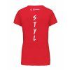 Dámské tričko premium back red