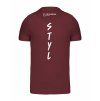 Pánské tričko premium back burgundy