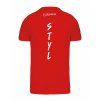 Pánské tričko premium back red