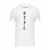 Pánské tričko premium back white