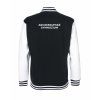 College mikina back black