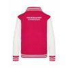 College mikina back hot pink