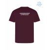 Dětské funkční tričko Burgundy (Vínová)